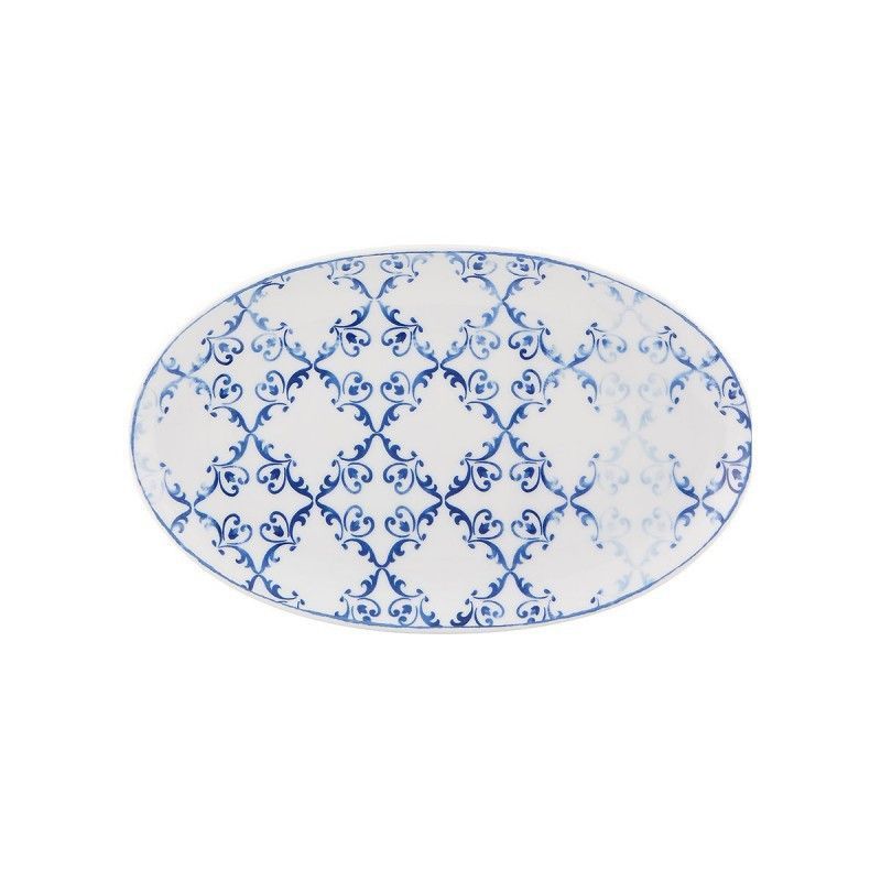 Fuente oval Tiles 25x16cm