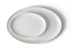 Fuente oval Zeus Bone China. 23 cm.