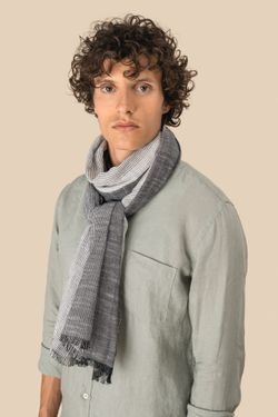 Fular a rayas unisex