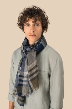 Fular a rayas y cuadros unisex