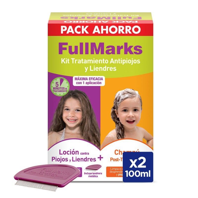 Fullmarks Champu Post-tratamiento + Locion Pediculicida
