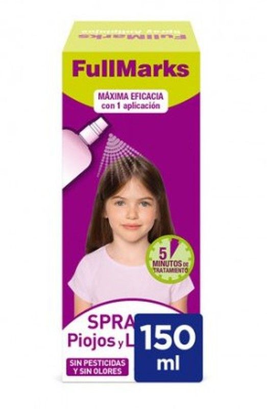FullMarks Spray Contra Piojos y Liendres 150ml + Lendrera