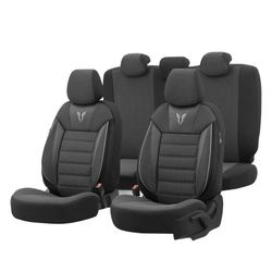 FUNDA COMPLETA UNIVERSAL TORO DESIGN COLOR NEGRA/GRIS