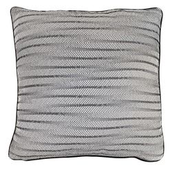 Funda de cojín con estampado líneas zigzag negro/blanco, 60 x 60 cm | Breda