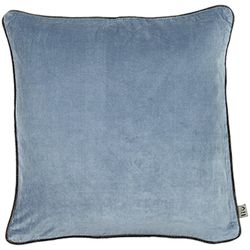 Funda de cojín de terciopelo azul hielo, 45 x 45 cm