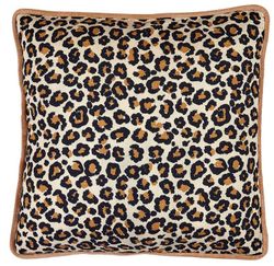 Funda de cojín de terciopelo y algodón orgánico bronce/gris, 45 x 45 cm