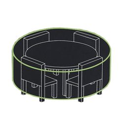 Funda Mesa Jardín Ø 180 Cm. Pol.