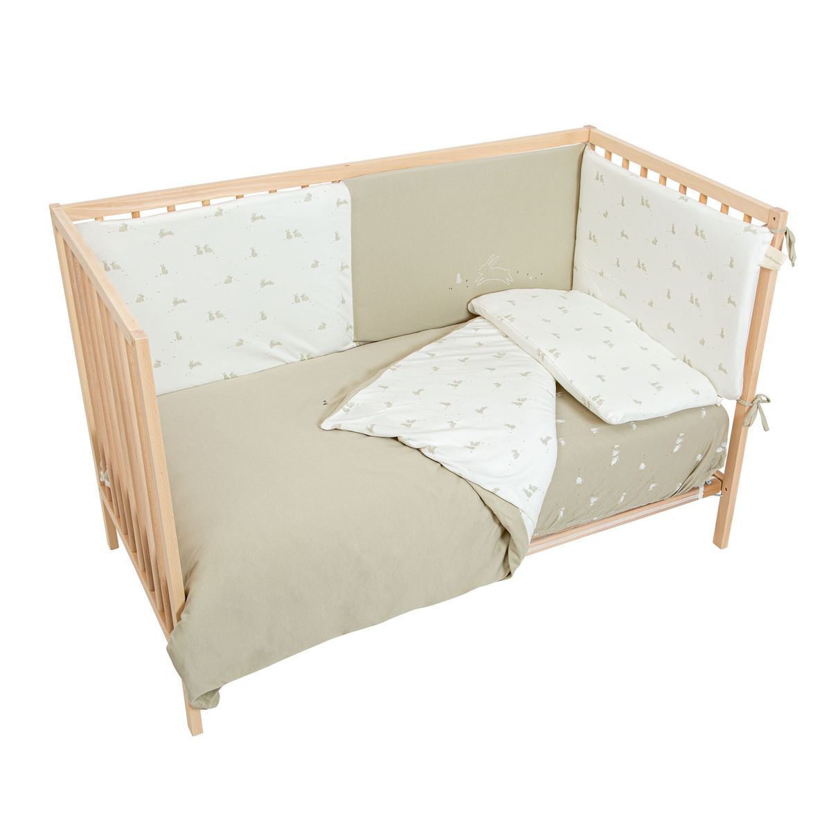 Funda nórdica cuna + Relleno + Protector + Funda almohada BunnyVM