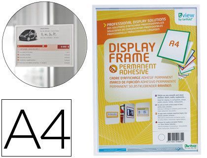 Funda para Colgar Tarifold Din A4 Adhesiva Blanco