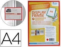 Funda para Colgar Tarifold Din A4 Adhesiva Rojo