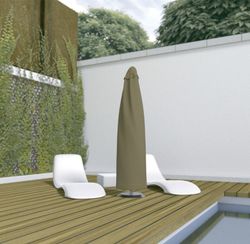 Funda para parasol color visón Nortene