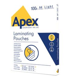 Funda Plastificar 80 Mic. Brillo A4 Pack 100