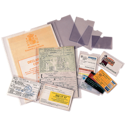 Funda Portadocumento Esselte Plastico Transparente 140 Micras Tamaño 67X99 Mm