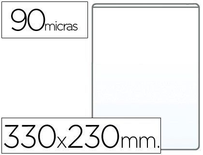 Funda Portadocumento Folio 90 Micras Pvc Transparente