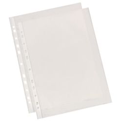 Funda portadocumentos (Bolsa 10). PP "Piel de naranja" con refuerzo. Multitaladro. Copysafe. Calidad económica. DIN A4. 11 taladros