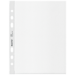 Funda portadocumentos (Bolsa 25). PP "Piel de naranja" con refuerzo. 100 micras. Leitz Recycle. DIN A5. 6 taladros