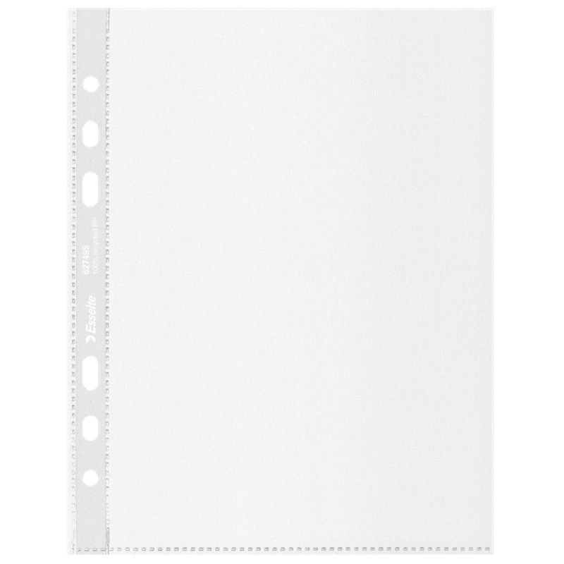 Funda portadocumentos (Caja 100). PP "Piel de naranja" con refuerzo. 70 micras. Esselte Reciclada. DIN A5.