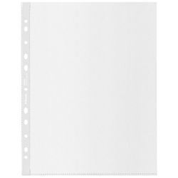 Funda portadocumentos (Caja 50). PP "Piel de naranja" con refuerzo. 100 micras. Esselte Reciclada. DIN A4 MAXI. 11 taladros