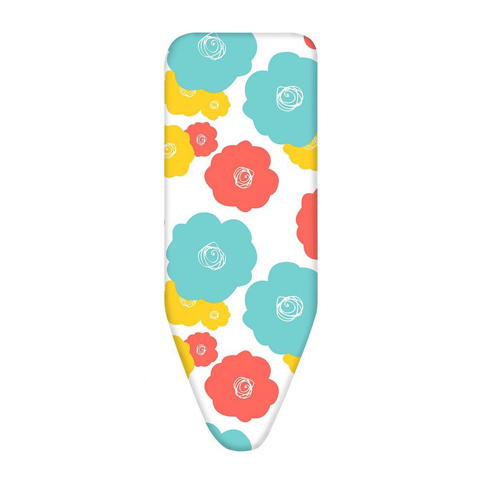 Funda Power Vap Flores Para Tablas De Planchar 140 X 55 Cm
