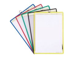 Fundas colgantes Tarifold paquete 5 PVC con anilla