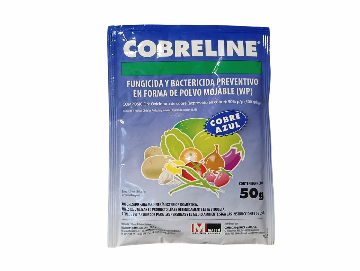 Fungicida de oxicloruro de cobre, contra el mildiu, roya...