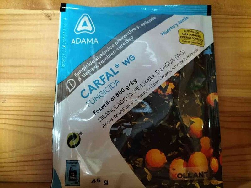 Fungicida sistémico de Fosetil Aluminio en sobre