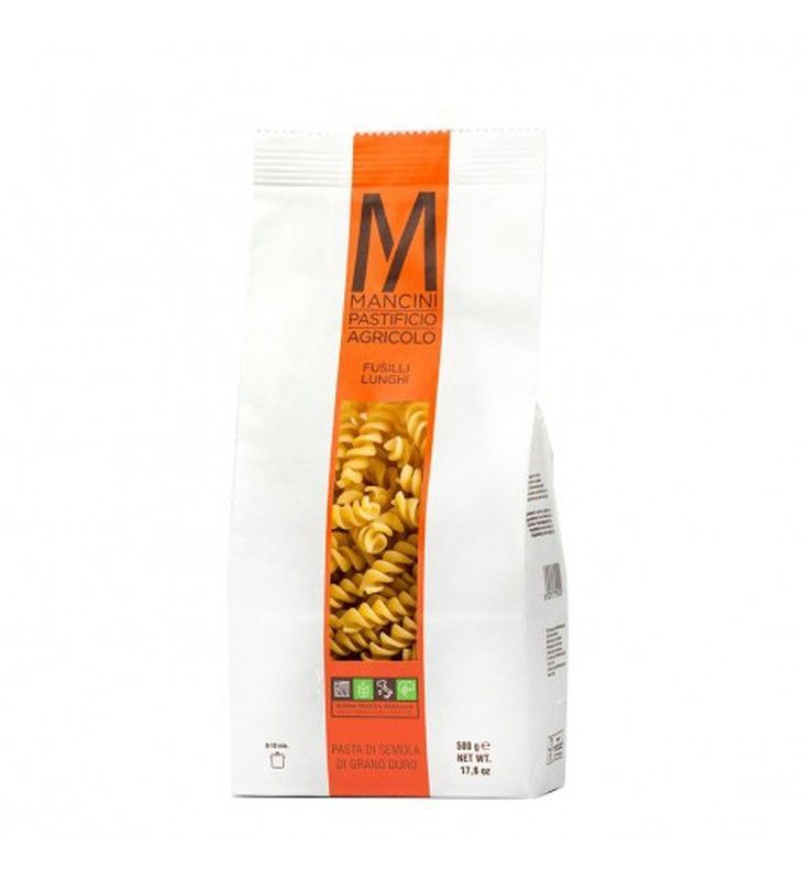 Fusilli lunghi pasta mancini 500 grs