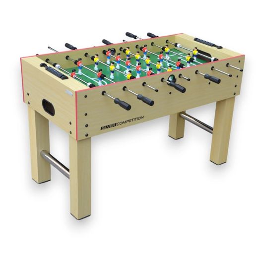 vidaXL Futbolín Plegable Juego Simulación de Deportes Diversión Casa Hogar Pub Local Sala Juegos Entretenimiento Robusto Marrón Claro 121x61x80cm vidaXL Futbolín Plegable Juego Simulación de Deportes Diversión Casa Hogar Pub Local Sala Juegos Entretenimiento Robusto Marrón Claro 121x61x80cm