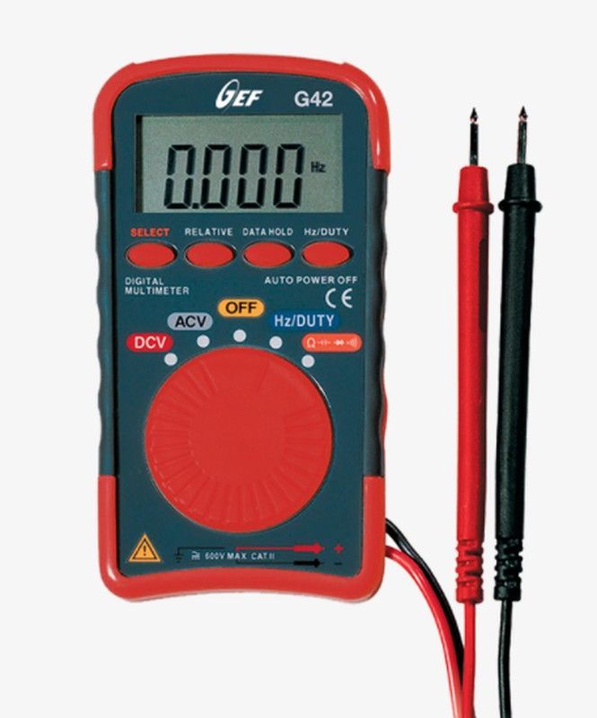 G42 Multímetro digital completo de bolsillo CAT III 300V de HT-INSTRUMENTS