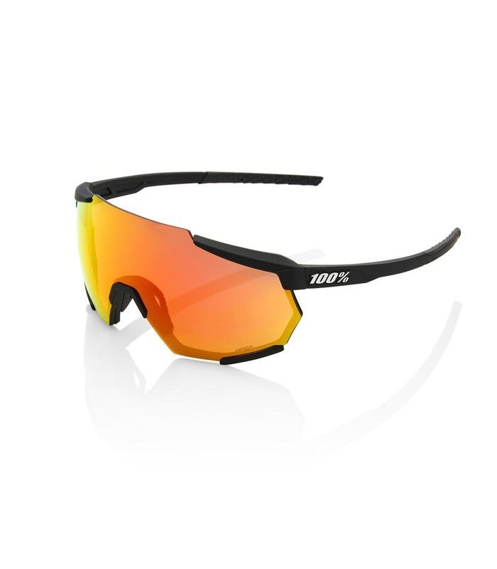 Gafas 100% Racetrap Soft tact black Hiper red multilayer mirror lens