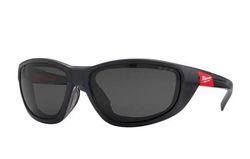 Gafas de seguridad ahumadas Milwaukee Premium con inserto