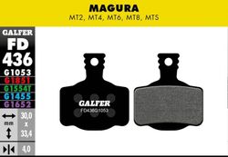 Galfer bike pro brake pad magura mt2-4-6-8