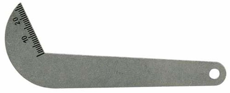 Galga Para Afilado de Brocas Hasta 50 Milimetros Modelo 2565, Referencia 25650102