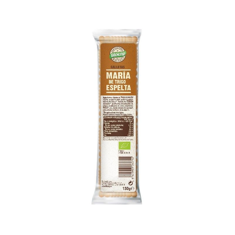 Galleta bio maria trigo espelta 150g biocop