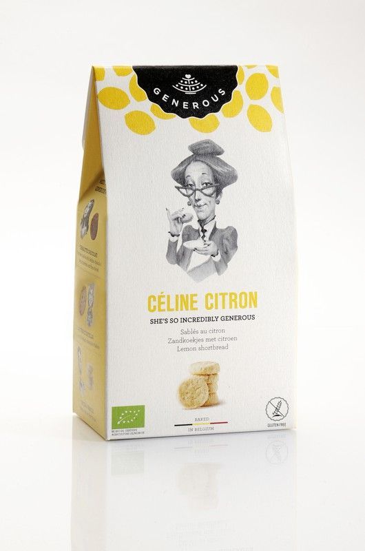 Galleta géneros sin gluten celine citron limón 120 grs