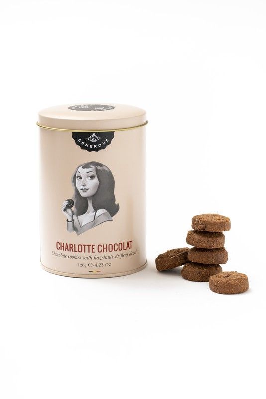 Galleta generous lata charlote chocolate sin gluten 120 grs