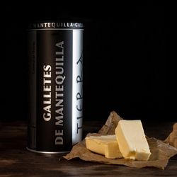 Galletas Asturianas Mantequilla Tierra Astur 250 grs Lata Metálica