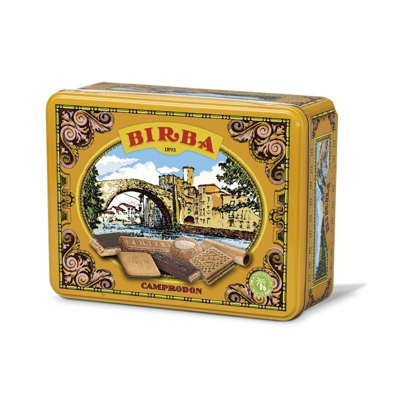 Galletas birba surtido 500 gramos caja metálica