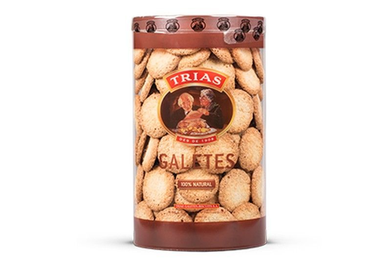 Galletas coco 1 kg galletas trias  (tarro especial)