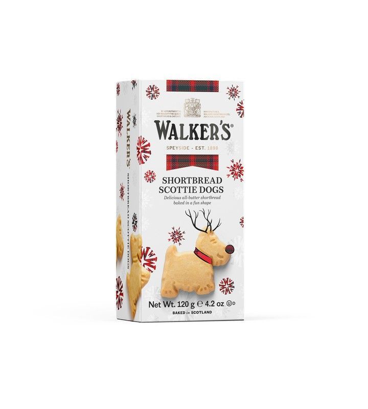 Galletas Mantequilla Navidad Walkers Scottie Dogs 120 grs