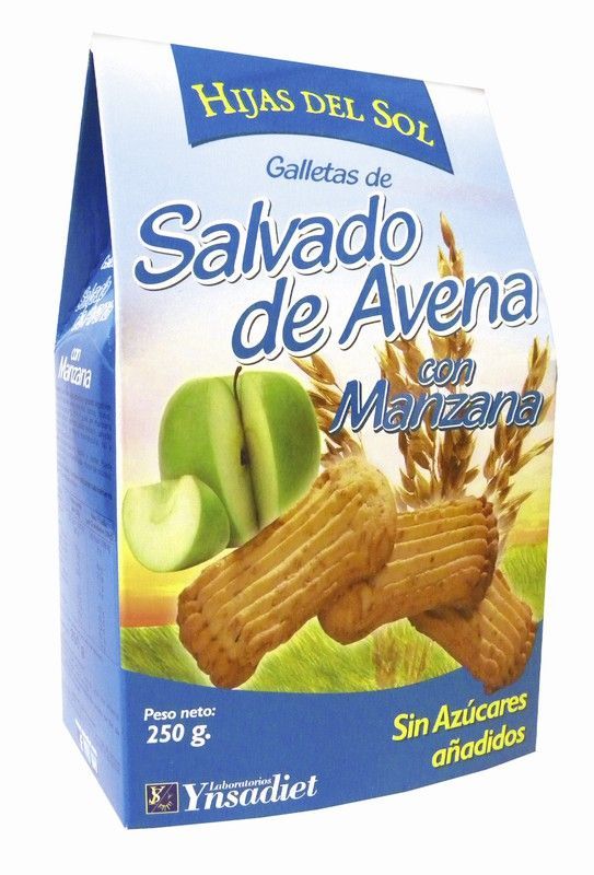 Galletas Salvado Avena Con Manzana