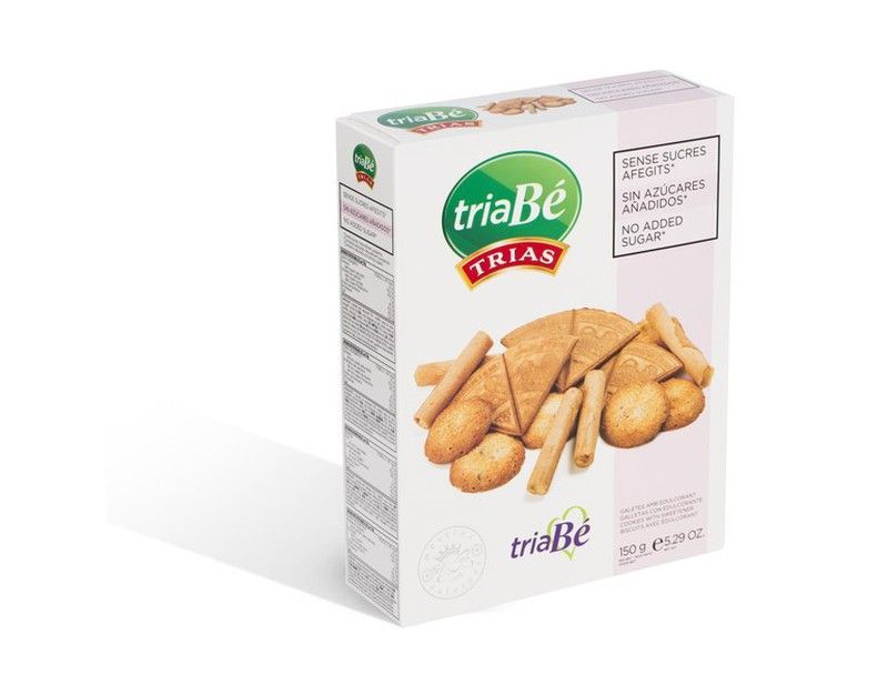 Galletas sin azucar trias 150g triabé