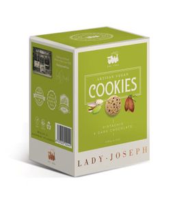 Galletas Veganas Pistacho & Chocolate Negro Lady Joseph 130 grs