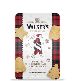 Galletas Walkers Navidad Caja Metálica 250 g Especial Regalo