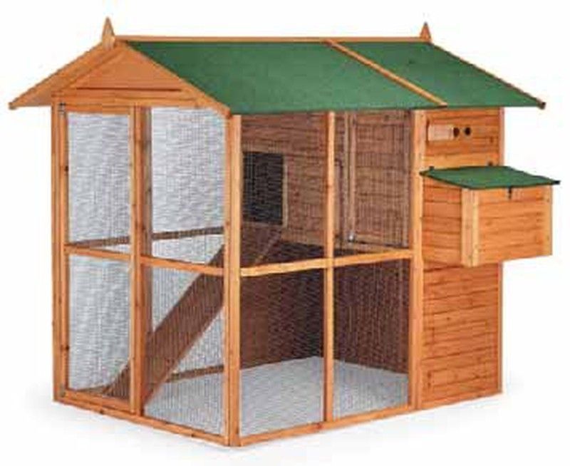 Gallinero de madera para 8 gallinas - Bruselas