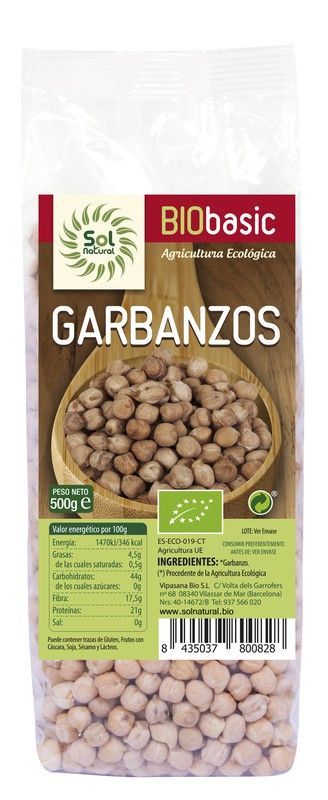 Garbanzos Bio 500 G