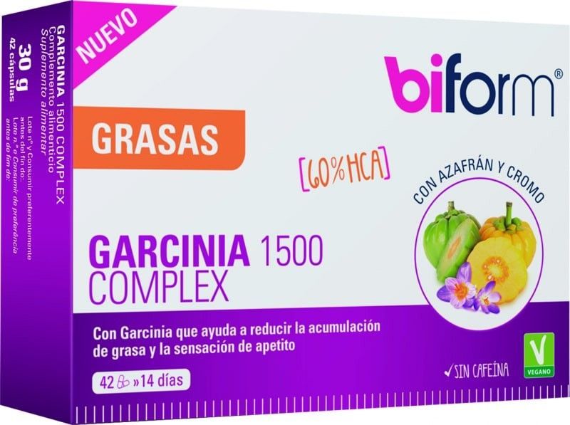 Garcinia 1500 Complex 42 cápsulas Biform de Dielisa