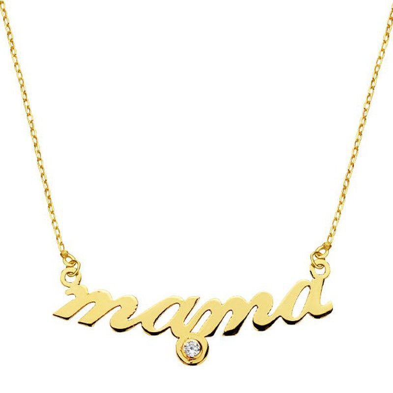 Gargantilla Mama Circonita Oro 18kts 45cm 16784 Cadena