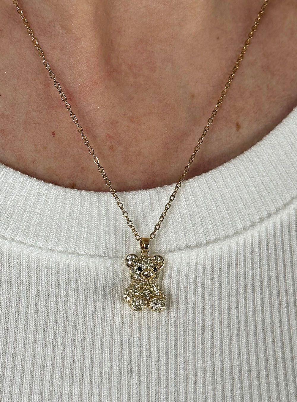 Gargantilla osito gold