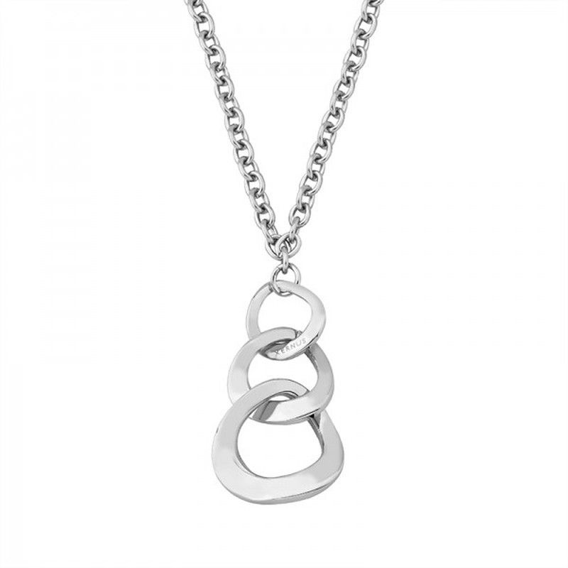 Gargantilla Xernus Acero 3042-AA 3 Aros Entrelazados